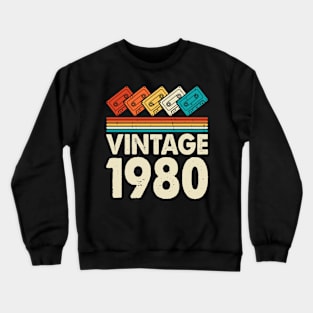 Vintage 1980 T shirt For Women Crewneck Sweatshirt